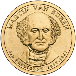 2008 1-dollar - D - Martin Van Buren reverse